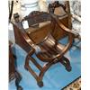ITALIAN STYLE SAVONAROLLA CHAIR, early 20th centu