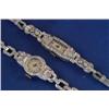 Image 1 : PAIR OF LADIES 14K GOLD WATCHES with diamonds