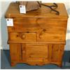 Image 1 : VICTORIAN PINE LIFT TOP COMMODE