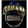 Image 2 : DAVID WEBB 18K GOLD AND LAPIZ RING
