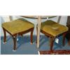 Image 1 : PAIR OF BIEDERMEIER STYLE FOOTSTOOLS