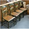 Image 1 : SET OF 4 HITCHCOCK CHAIRS The Adams Old House