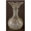 Image 1 : LARGE AMERICAN BRILLIANT CUT GLASS VASE, 13 1/2 h