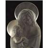 Image 2 : LALIQUE MADONNA AND CHILD 14 1/4 high including p