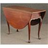 Image 1 : QUEEN ANNE CHERRY DROP LEAF TABLE