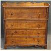Image 1 : UNUSUAL TIGER MAPLE BUTLERS DESK with fancy scrol