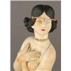 Image 3 : GERMAN BRONZE AND IVORY FIGURE OF A PARTIALLY NUD