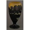 Image 1 : GALLE CAMEO GLASS VASE burgandy, 6 1/2 high