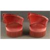 Image 1 : PAIR OF MOHAIR UPHOLSTERED SALON CHAIRS