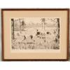 MARGUERITE KIRMSE ETCHING Carolina Days