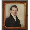 Image 1 : PAINTED MINIATURE OF A GENTLEMAN, 3 1/2x3