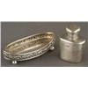 Image 1 : MAPIN & WEBB STERLING FLASK together with a TIFFA