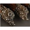 Image 2 : GERMAN SILVER CARVING SET with boar handles