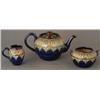 Image 1 : ROYAL DOULTON GLAZED STONEWARE TEA SET, teapot 5 