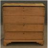 Image 1 : PAINTED PINE BLANKET CHEST in old ochre paint, lo