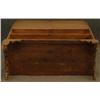 Image 2 : PAINTED PINE BLANKET CHEST in old ochre paint, lo