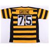 Image 1 : Joe Greene Signed Jersey Inscribed "HOF 87" (JSA COA)