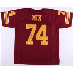 Ron Mix Signed Jersey Inscribed "HOF 1979" (JSA COA)
