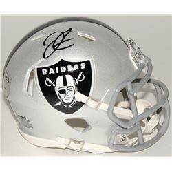 Derek Carr Signed Raiders Speed Mini-Helmet (Radtke COA)