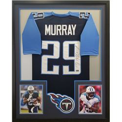 DeMarco Murray Signed 34x42 Custom Framed Jersey (Radtke COA)