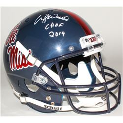 Wesley Walls Signed Ole Miss Rebels Full-Size Helmet Inscribed "CHOF 2014" (Radtke COA)