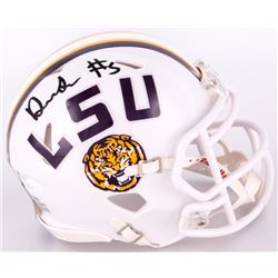 Derrius Guice Signed LSU Tigers Mini Helmet (JSA COA)