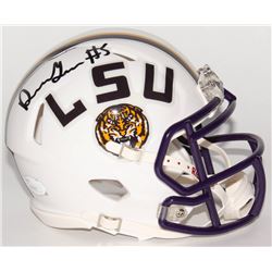 Derrius Guice Signed LSU Tigers Speed Mini Helmet (JSA COA)