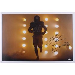 Le'Veon Bell Signed Steelers 20x30 Canvas (JSA COA)