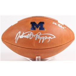 Jabrill Peppers Signed Official College Football Playoff Game Ball Inscribed "Go Blue!" (JSA COA)