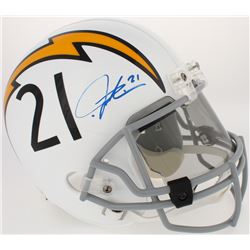 LaDainian Tomlinson Signed Chargers Full-Size Throwback Helmet (Radtke COA  Tomlinson Hologram)