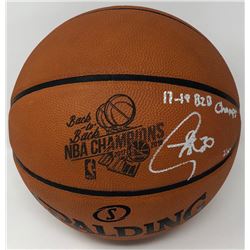 Stephen Curry Signed "Back-to-Back NBA Champions" Limited Edition Official NBA Game Ball Basketball 