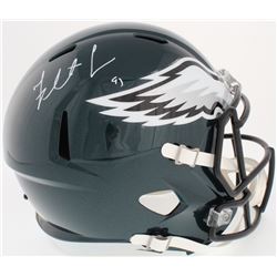 Fletcher Cox Signed Eagles Full-Size Speed Helmet (Fanatics Hologram)