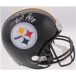 T. J. Watt Signed Steelers Full-Size Helmet (Radtke COA)