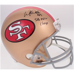 Wesley Walls Signed San Francisco 49ers Throwback Full-Size Helmet Inscribed "SB XXIV Champ" (Radtke