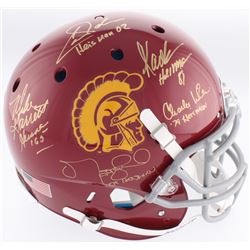 USC Trojans Full-Size Authentic On-Field Helmet Signed by (5) with Charles White, Marcus Allen, Matt