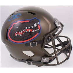 Emmitt Smith Signed Florida Gators Matte Green Full-Size Speed Helmet (Prova COA)