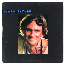 James Taylor Signed "Dad Loves His Work" Vinyl Record Album Cover (JSA COA)