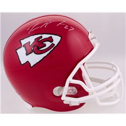 Kareem Hunt Signed Chiefs Full-Size Helmet (JSA COA) (Imperfect)