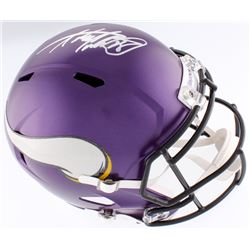 Adrian Peterson Signed Vikings Full-Size Speed Helmet (Fanatics Hologram)