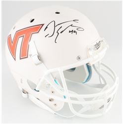 Tremaine Edmunds Signed Virginia Tech Hokies Full-Size Helmet (Radtke COA)