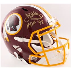 John Riggins Signed Redskins Full-Size Speed Helmet Inscribed "HOF 92" (JSA COA  Radtke Hologram)