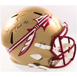 Derrick Brooks Signed Florida State Seminoles Full-Size Speed Helmet Inscribed "CHOF 16" (Radtke COA