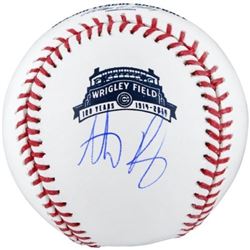 Anthony Rizzo Signed 100th Wrigley Field Baseball (Fanatics Hologram)