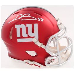 Evan Engram Signed Giants Blaze Speed Alternate Mini-Helmet (JSA COA)