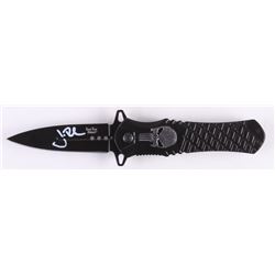 Jon Bernthal Signed "The Punisher" Dark Side Blades Knife (Radtke Hologram)