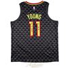Image 1 : Trae Young Signed LE Hawks Nike Jersey Inscribed "True To Atlanta" (Panini COA)