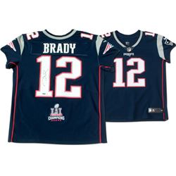 Tom Brady Signed Patriots LE Jersey with Super Bowl 51 Patch (TriStar Hologram)