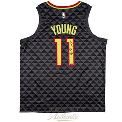 Trae Young Signed Hawks Nike Jersey (Panini COA)