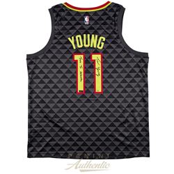 Trae Young Signed LE Hawks Nike Jersey Inscribed "True To Atlanta" (Panini COA)