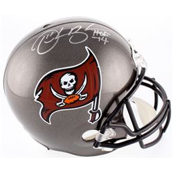 Derrick Brooks Signed Buccaneers Full-Size Helmet Inscribed "HOF -14" (Radtke COA)